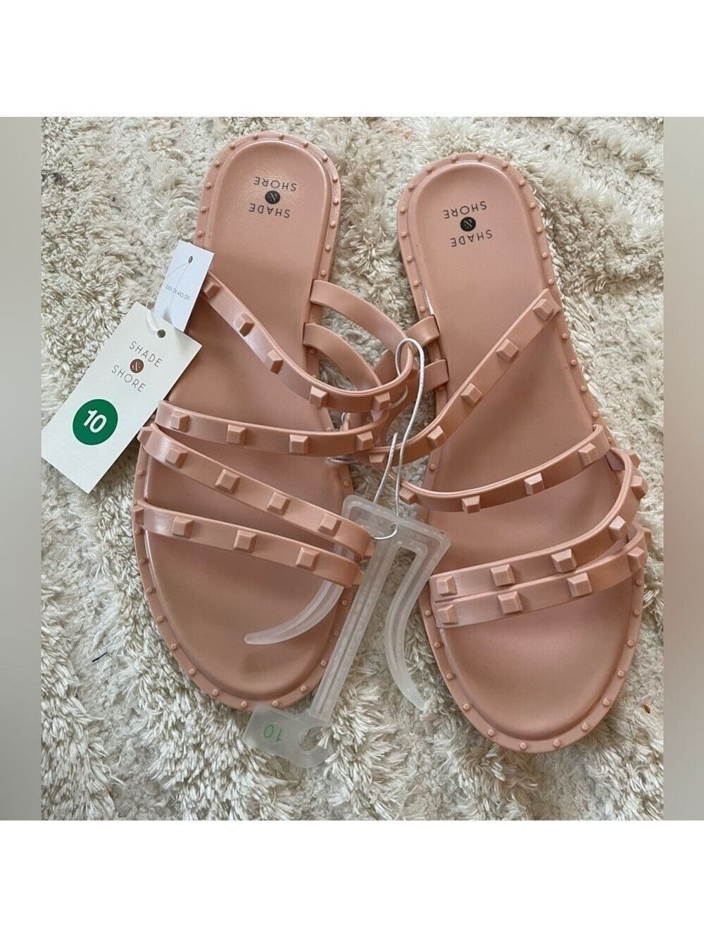 Shade & Shore Blush Sandals Size 10
